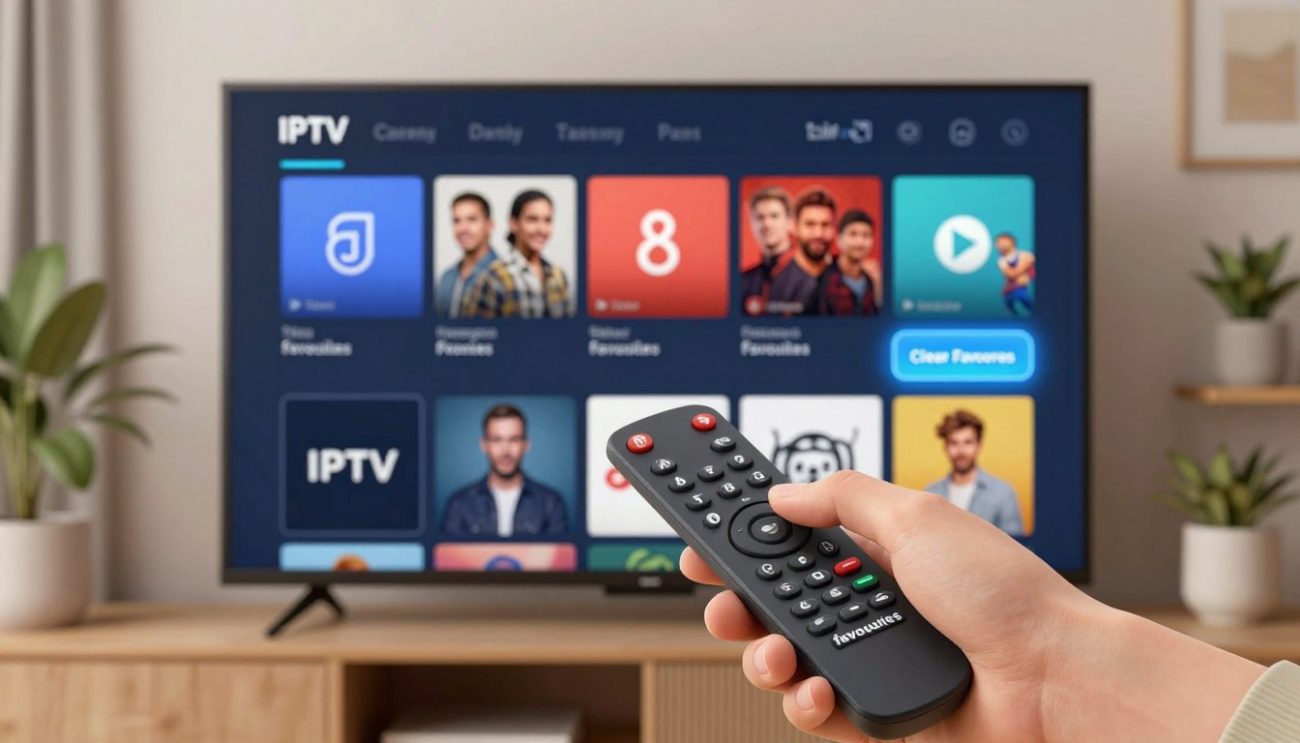 how to clear favourites on iptv